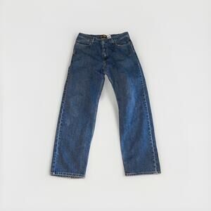 Vtg Levis Silver Tab Denim Jeans Size 34x34(33) Low And Loose Y2K 90s Baggy Wide